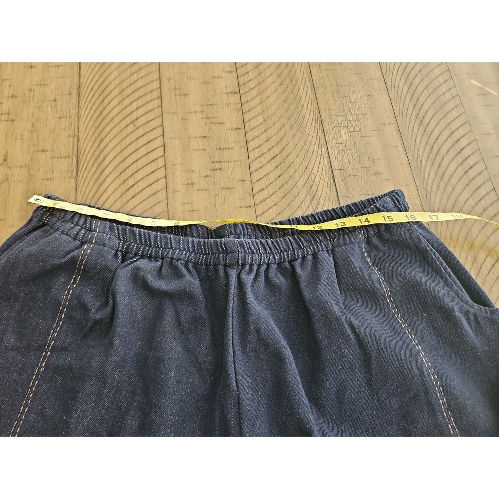 Marketplace Of India 2W Blue Vest Top Pant Set Embroidered Lagenlook Minimalist - Picture 16 of 16